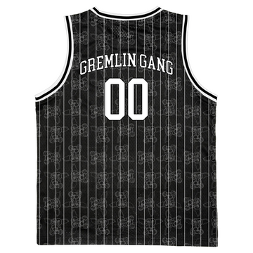 BLACK PINSTRIPE AAU JERSEY