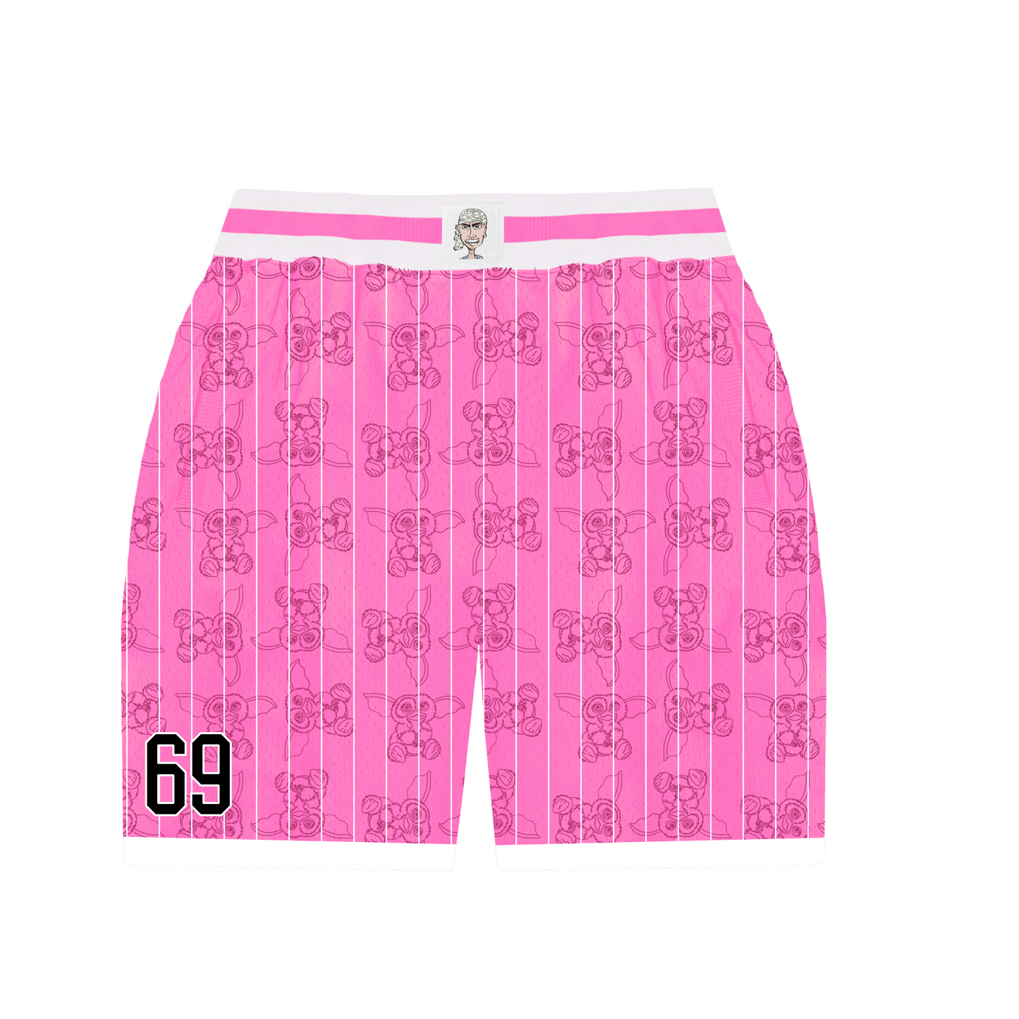 PINK PINSTRIPE AAU SHORTS