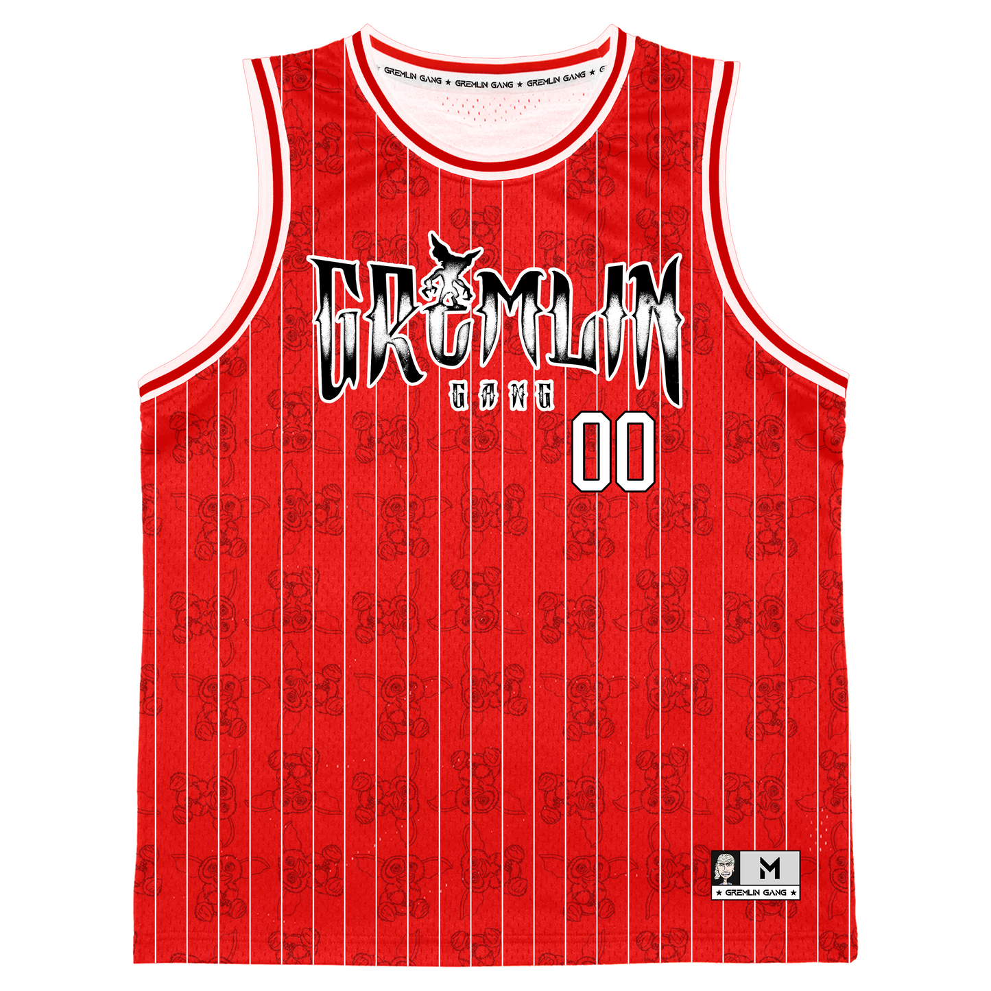 RED PINSTRIPE AAU JERSEY