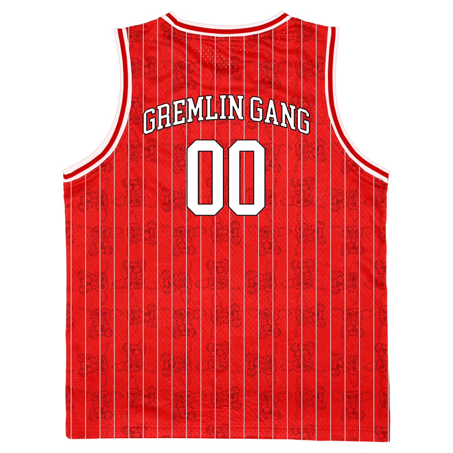 RED PINSTRIPE AAU JERSEY