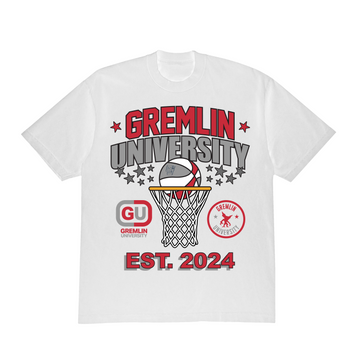 GREMLIN UNIVERSITY ALL-STAR TEE (WHITE)